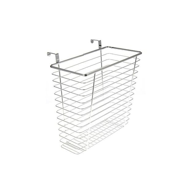 Azimport AZImport KW003 Chrome Waste Basket for Kitchens or Restrooms - KW003