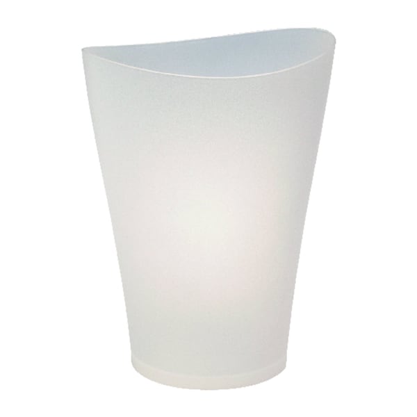 Rubbermaid Rubbermaid Spa Works 2.25 gal Clear Plastic Vanity Wastebasket - 2902-00