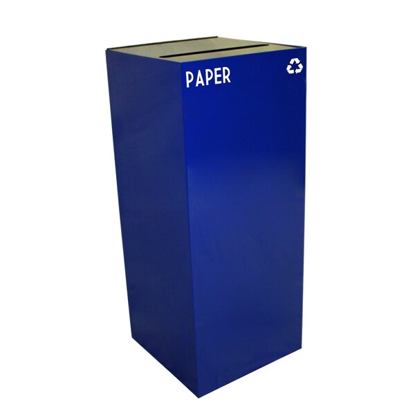 Witt Industries 36 gal Square Blue, Metal - 36GC02-BL