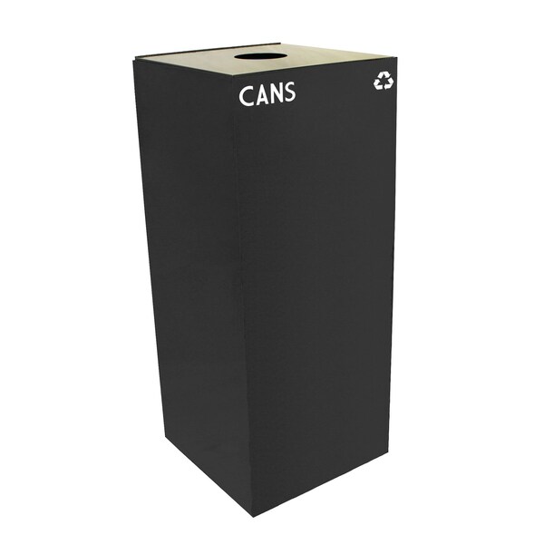 Witt Industries 36 gal Square Charcoal, Metal - 36GC01-CB