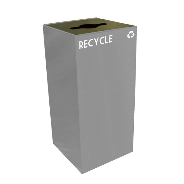 Witt Industries 32 gal Square Slate, Metal - 32GC04-SL