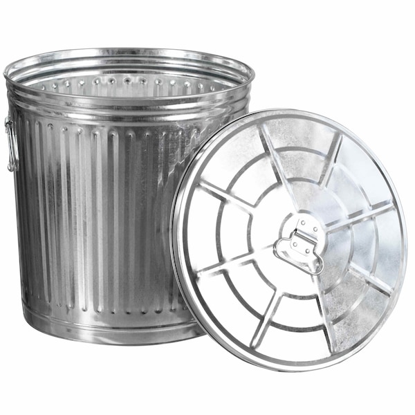 Gardenised 12 Gallons Garden Essentials, Silver, Galvanized Steel - QI004752