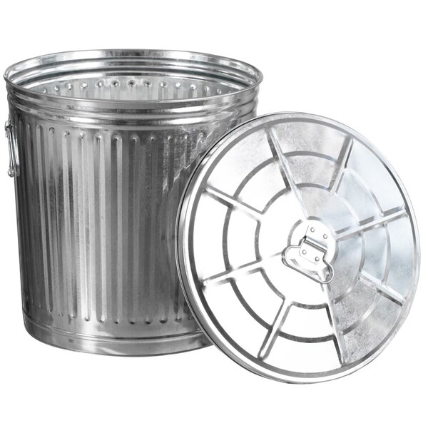 Gardenised 12 Gallons Garden Essentials, Silver, Galvanized Steel - QI004752