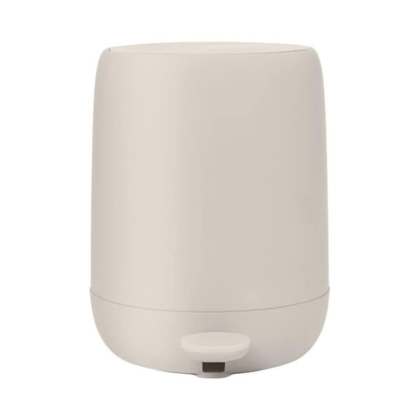Homepage 11.8 x 9 in. Dia. Sono Pedal Bin Waste Basket, Moonbeam - HO2528340
