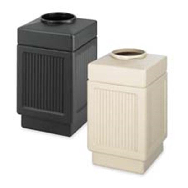 Pinpoint Waste Recept.- 38 Gal- Open Top- 18-.25in.x18-.25in.x31-.50in.- BK - PI3198232