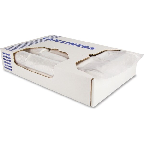 Lorell 37 x 50 in. Round Can Liners 44 gal - Clear - HERH7450TCR01