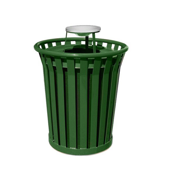 Witt Industries 36 gal Round Green, Metal - WC3600-AT-GN