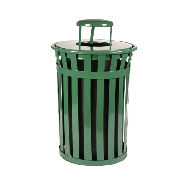 Witt Industries 50 gal Round Green, Metal - M5001-RC-GN