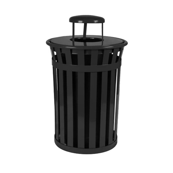 Witt Industries 50 gal Round Black, Metal - M5001-RC-BK