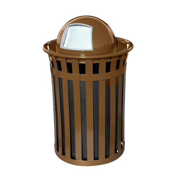 Witt Industries 50 gal Round Brown, Metal - M5001-DT-BN