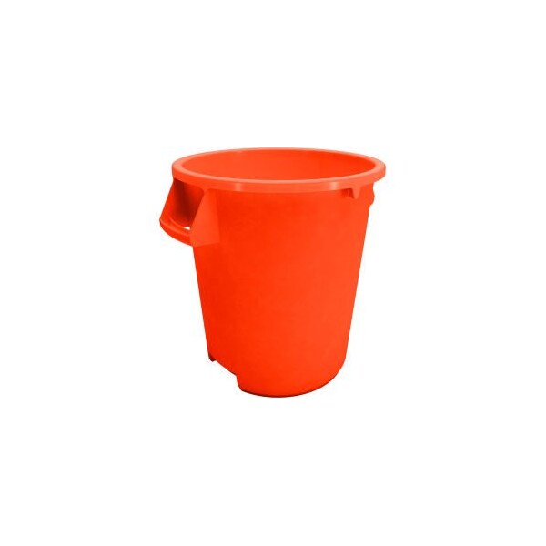 Carlisle Foodservice Carlisle Bronco Round Waste Container 10 Gallon, Orange - 34101024 - 34101024
