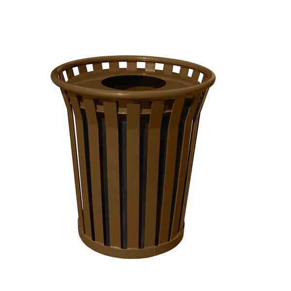 Witt Industries 36 gal Round Brown, Metal - WC3600-FT-BN