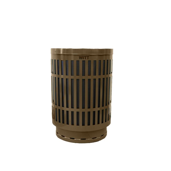Witt Industries 40 gal Round Brown, Metal - MAS40P-FT-BN
