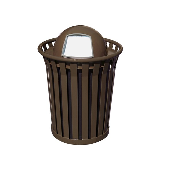 Witt Industries 36 gal Round Brown, Metal - WC3600-DT-BN