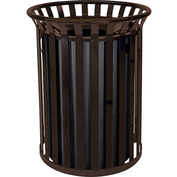 Ex-Cell Kaiser 37-Gal. Receptacle - Steel, Coffee Gloss - SC-2633 COF