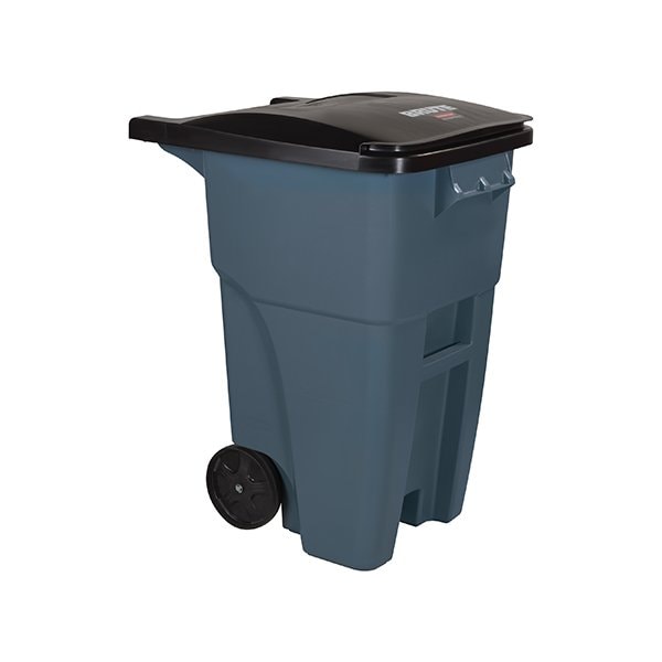 Rubbermaid Rubbermaid Brute Roll Out Container - 50 Gallon, Gray - BUY00443358