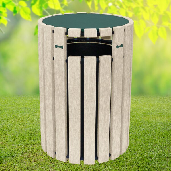 Dogipot 33 gal Trash Can, Green - 7722-GS