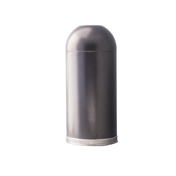 Witt Industries 15 gal Round Silver Vein, Metal - 415DTSVN