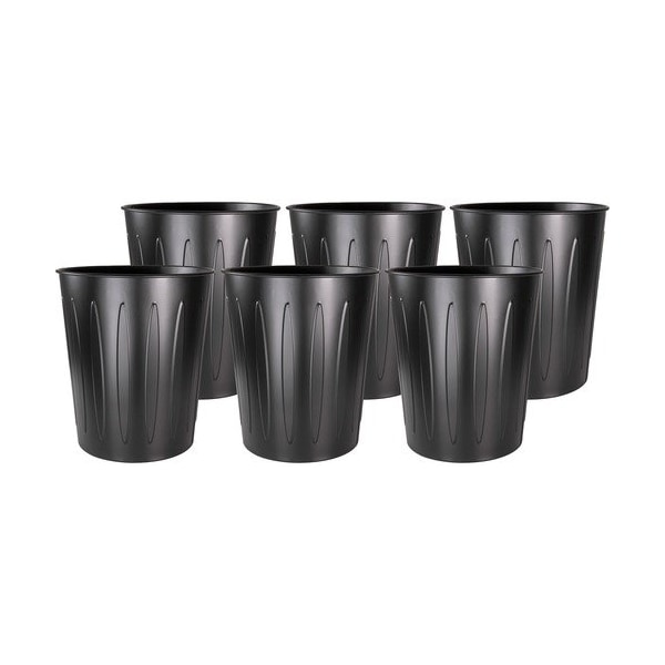 Bsc Preferred CAN, TRASH, 6 GAL, METAL, 6PK - GJO58897CT