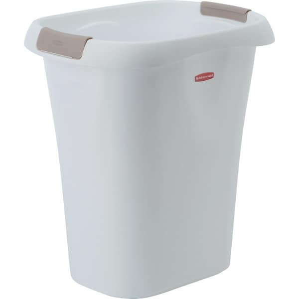 Rubbermaid 21 Qt. White Wastebasket - FG5L6100WHT