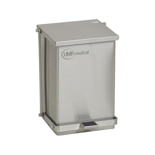Umf Medical 24-Quart Stainless Steel Waste Receptacle - SS1473