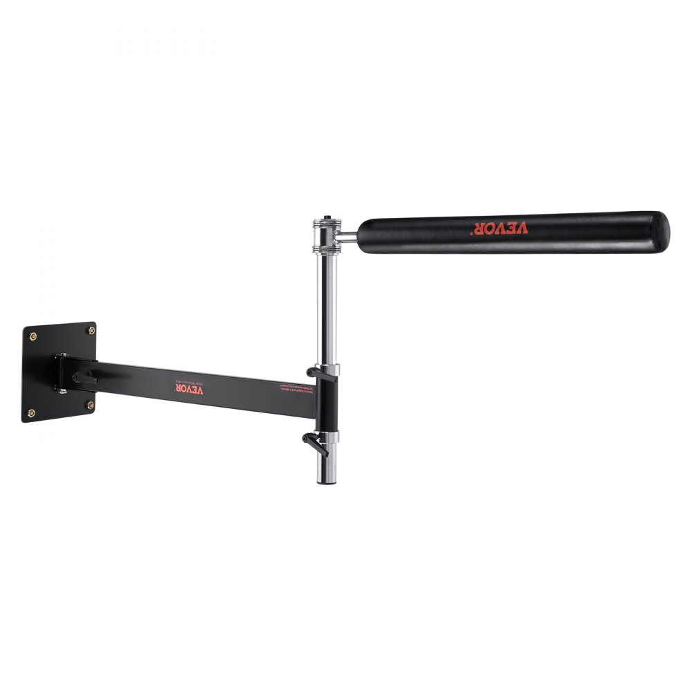 VEVOR Wall Mount Boxing Spinning Bar, Adjustable Punching Spinning Bar, Boxing Speed Trainer with Gloves, Black Reflex Boxing Bar, Boxing Training Equipment for Kickboxing, MMA, Stress Relief, Fitness - QJDXLHSCGKBGIGNAKV0