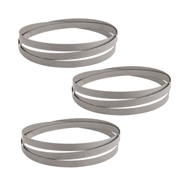 Powertec 44-7/8 in L, 1/2 in W, 8/12 TPI, Bi-Metal, 0.025 in Thick, 3 PK - 13502-P3