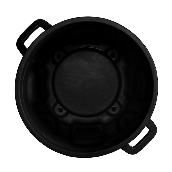 Toter 20 gal Round Trash Can, Black - RND20-B