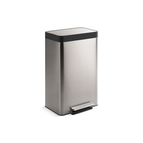 Kohler 13-Gallon Stainless Steel Step Can - 20940-ST