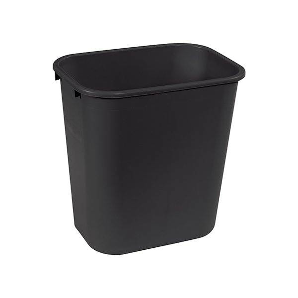 Rubbermaid Rubbermaid Office Trash Can - 7 Gallon, Black - BUY00020883