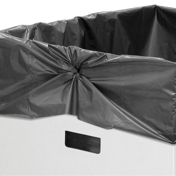 Bankers Box 42 gal Waste & Recycling Bins, White - FEL7320101
