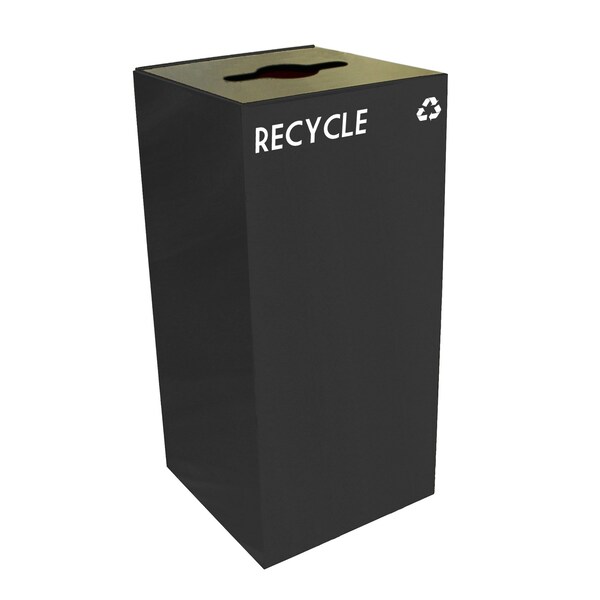 Witt Industries 32 gal Square Charcoal, Metal - 32GC04-CB