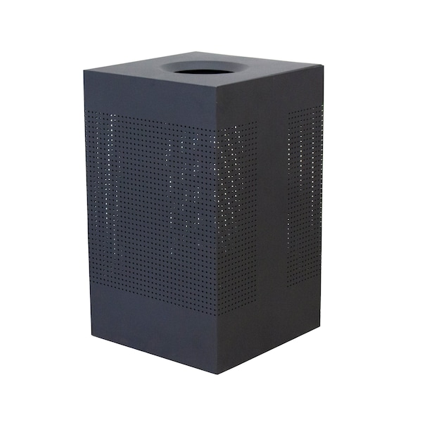 Witt Industries 40 gal Square Black, Metal - CL40-BK