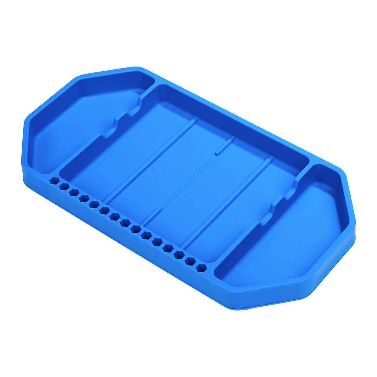 Charola de partes flexibles Ultra-Grip U.s. General Small de 10-3/4 pulgadas x 5-5/8 pulgadas - 58159