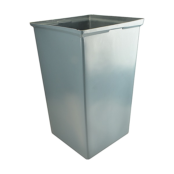 Rubbermaid Trash Liner, Rigid, Grey , 35G, Trash Station - RBMDFG356700GRAY