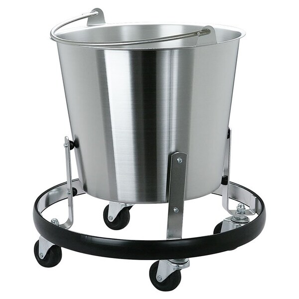 Jorgensen Stainless Steel Kick Bucket Bucket and frame Kit - J0808