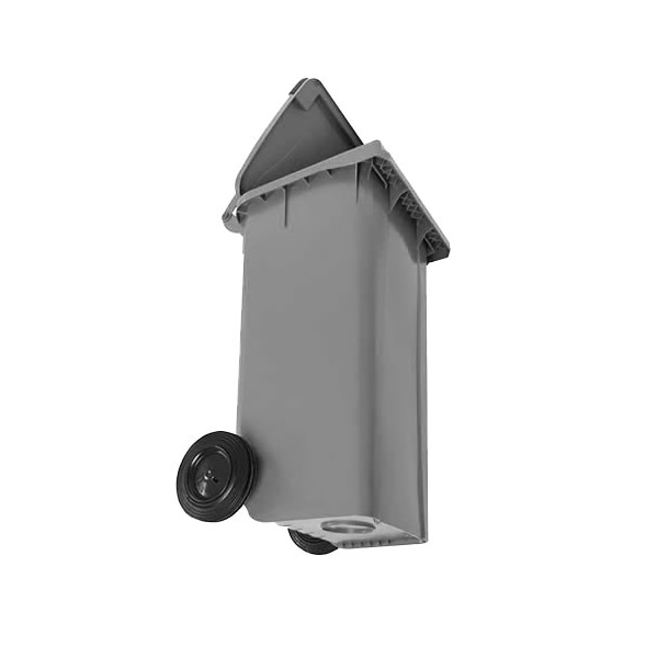 Lar Plastics Rollout Carts, 32 Gal, Grey (GY) - RO.32 GY