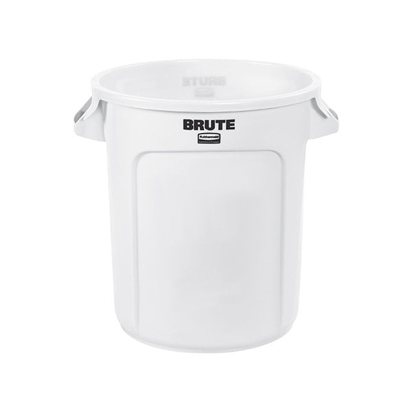 Rubbermaid Rubbermaid Brute Trash Can - 10 Gallon, White - BUY00032216