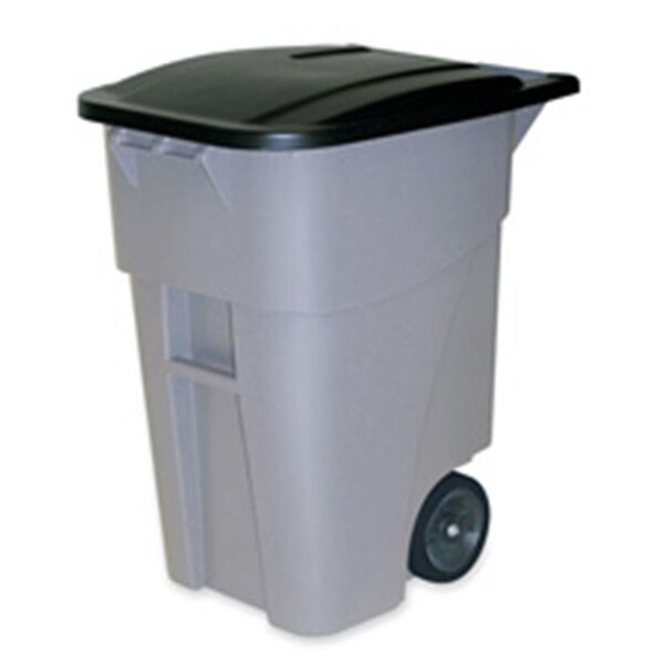 Eat-In Container- w-Lid- 50 Gallon- 23-.38in.x28-.50in.x36-.50in.- Gray - EA824338