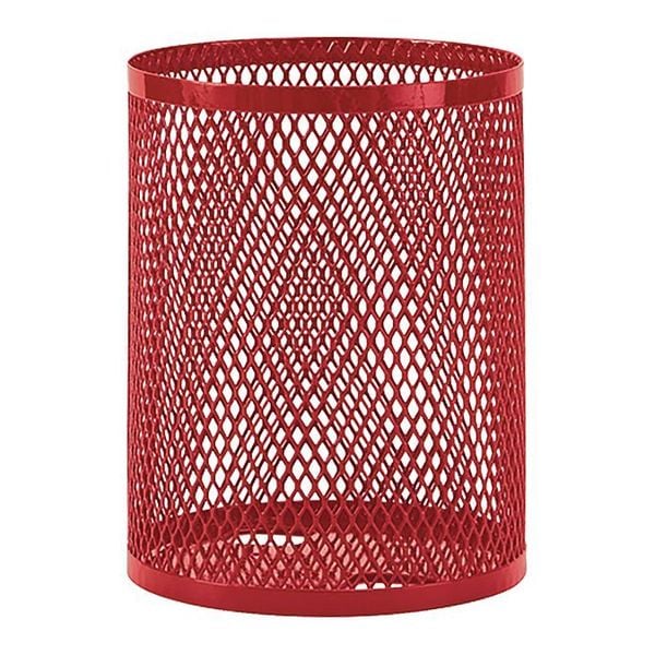 Ultrasite Park Portable Trash Receptacle, Red - EX-32-RED
