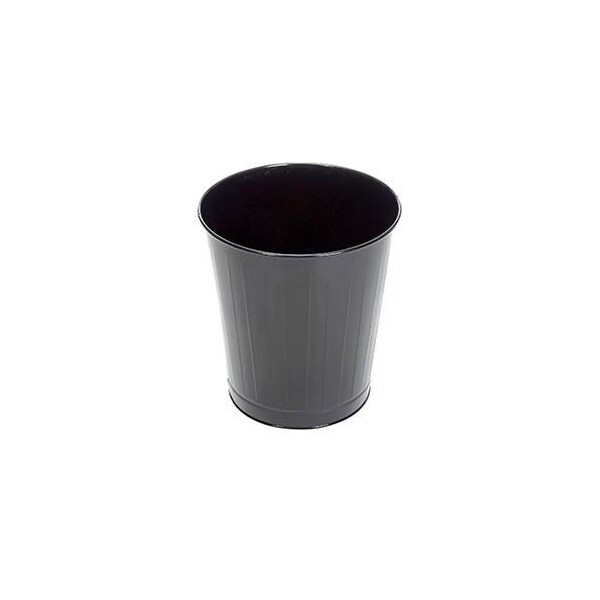 Rubbermaid Commercial Round Wastebasket, Black, 26 Quart, 13.5"Dia X 14.5"H - FGWB26BK
