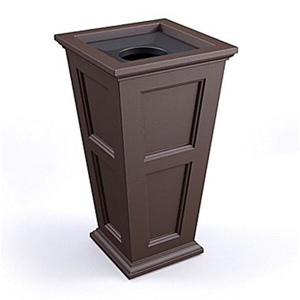 Defenseguard 40 in. Fairfield Tall Waste Bin Espresso - DE3082257