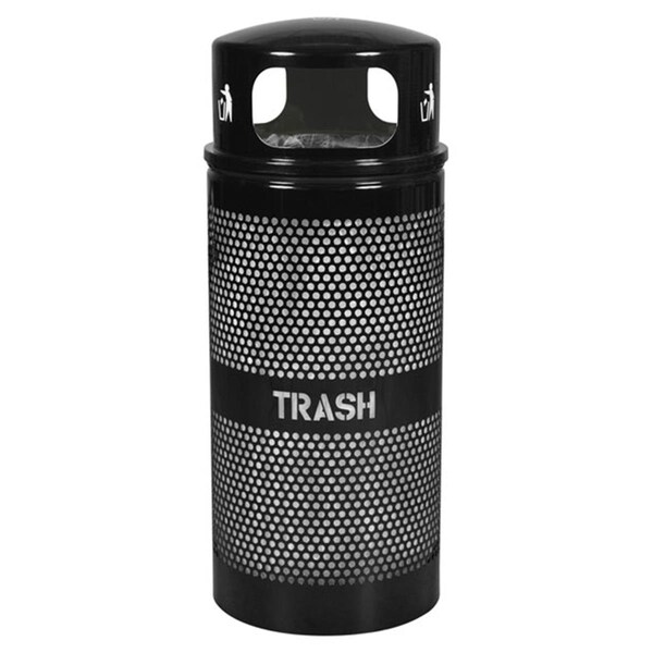 Ex-Cell Kaiser Ex-Cell Kaiser WR-34R DM BLACK Landscape Series Receptacles - WR-34R DM BLACK