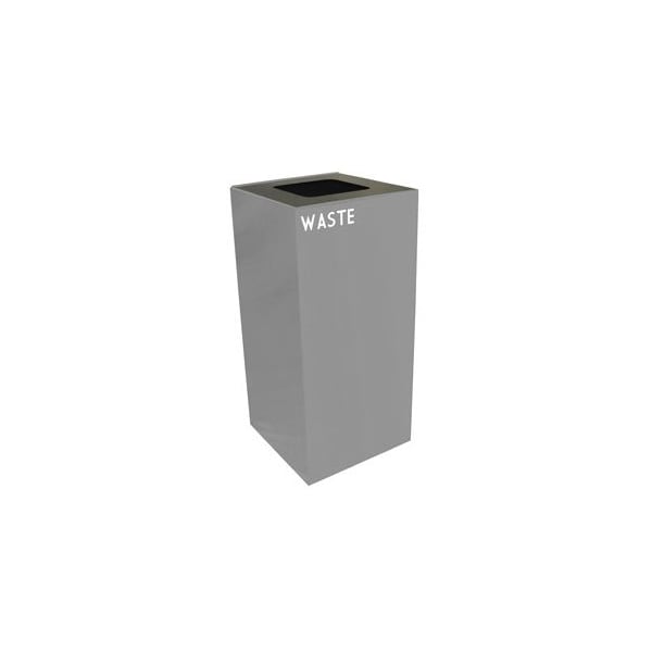 Witt Industries 32 gal Square Slate, Metal - 32GC03-SL