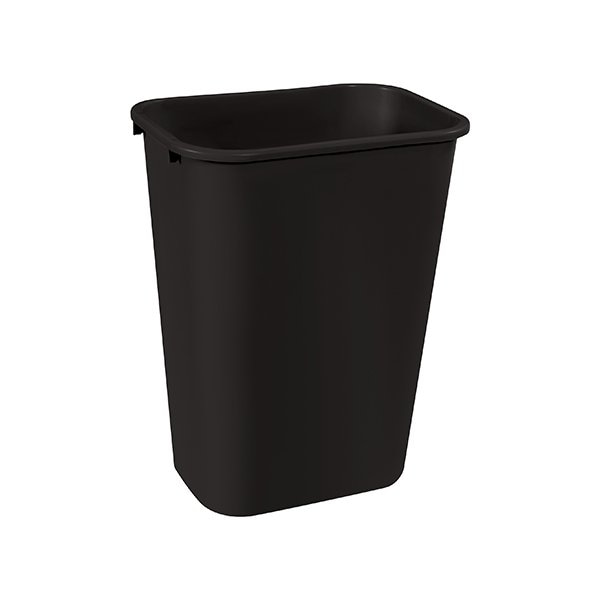 Rubbermaid Rubbermaid Office Trash Can - 10 Gallon, Black - BUY00024720