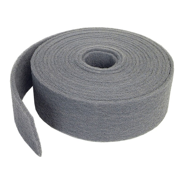 Rollo no tejido de abrasivos Norton, gris, 30 pies de largo, 6" de ancho - 66261058377