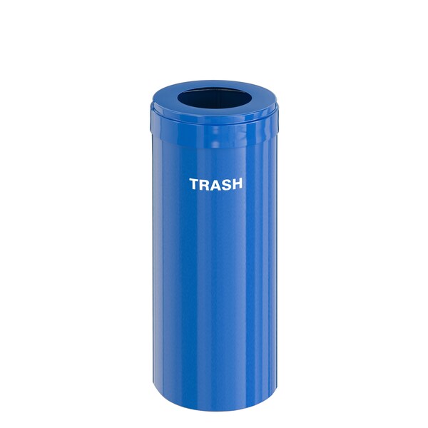 Glaro 12 gal Trash Can, Blue - W-1232BL-BL-W5