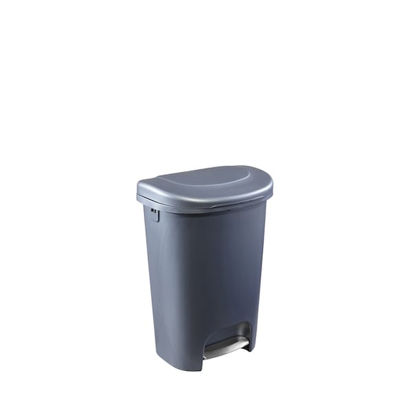 Rubbermaid Rubbermaid Premium 13 gal Gray Resin Step-On Trash Can - 2104625