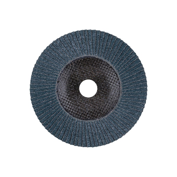 Disco de láminas POLIFAN® de óxido de aluminio Z PSF EXTRA STEELOX de 6" x 5/8-11 Thd., Zirconia, grano 60, cónico - 60670.