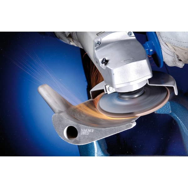 Disco de láminas POLIFAN® de óxido de cerámica CO-COOL SG STEELOX de 5" x 7/8", 40 granos, cónico - 62657